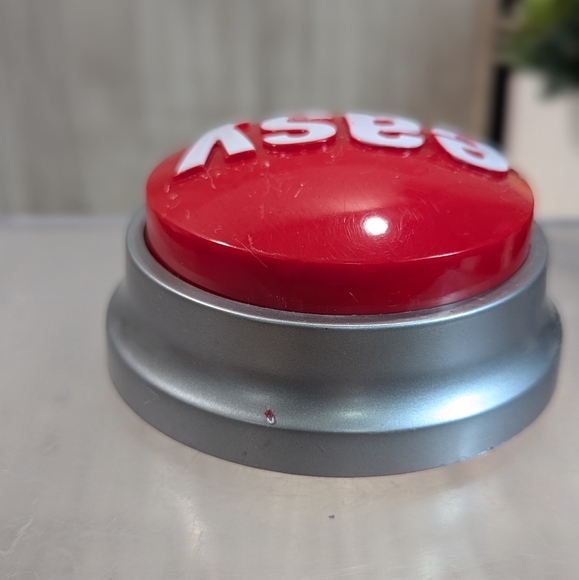 Staples Brand Big Red Talking Easy Button Novelty - Picture 3 of 8